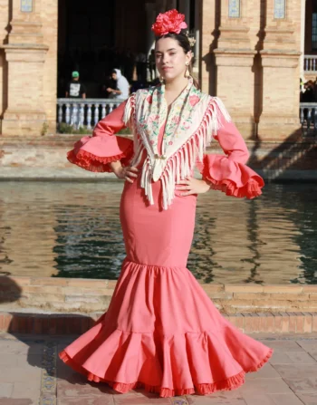 Traje de flamenca Carmen doble