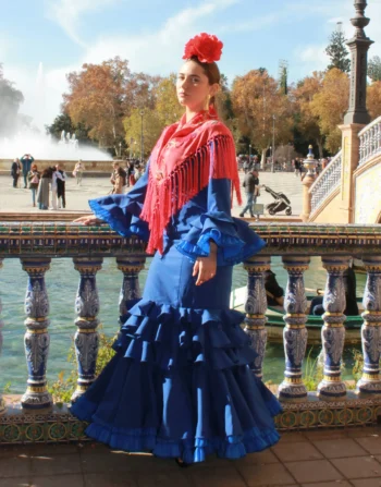Traje de flamenca macu