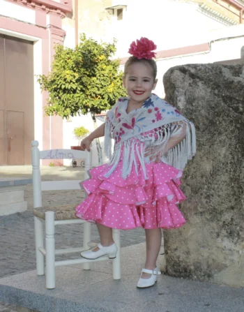 Traje de flamenca infantil Ana
