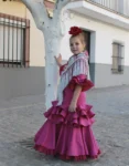 Traje de flamenca infantil Macu