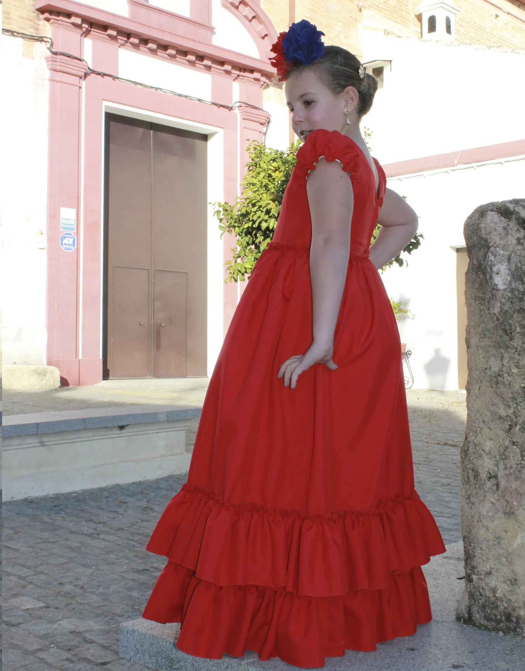 OF-TRAJE-02-MAR-002 Traje de Flamenca infantil Martina